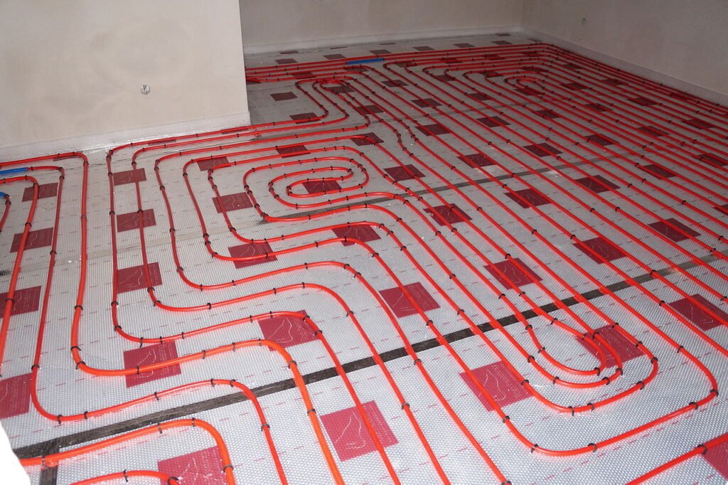 Radiant floor heating