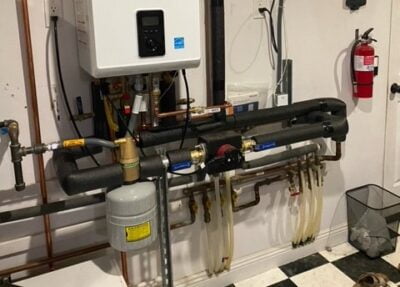 Boiler & Radiant Heat installation